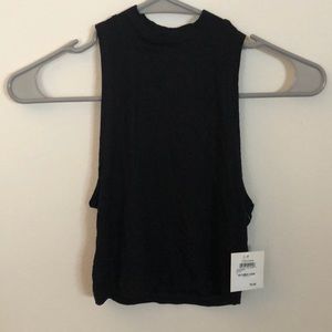 NWT BP ribbed mock neck crop top